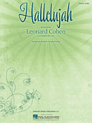 Hallelujah piano sheet music cover